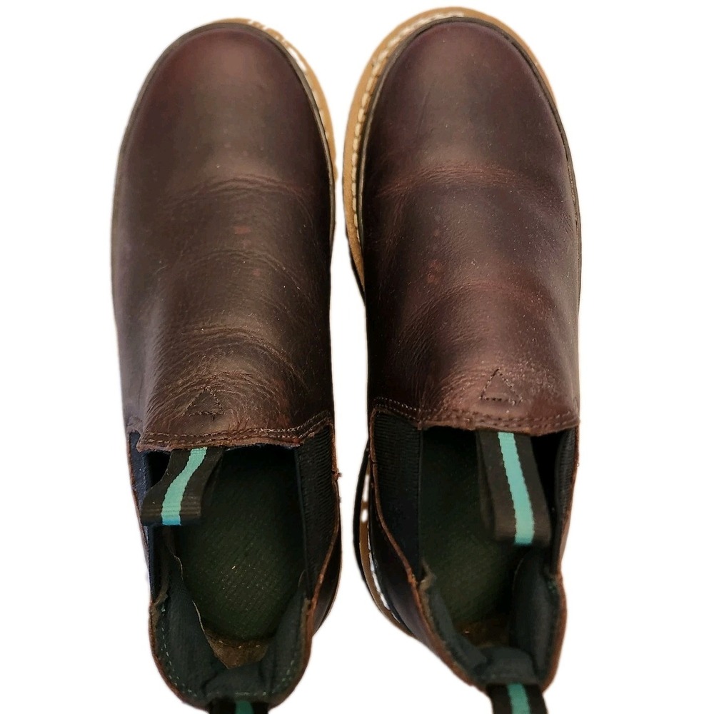 Georgia Giant Romeo Boots Mens 10 M GR262 Brown Leather Chelsea Chore Steel Toe - Picture 3 of 11